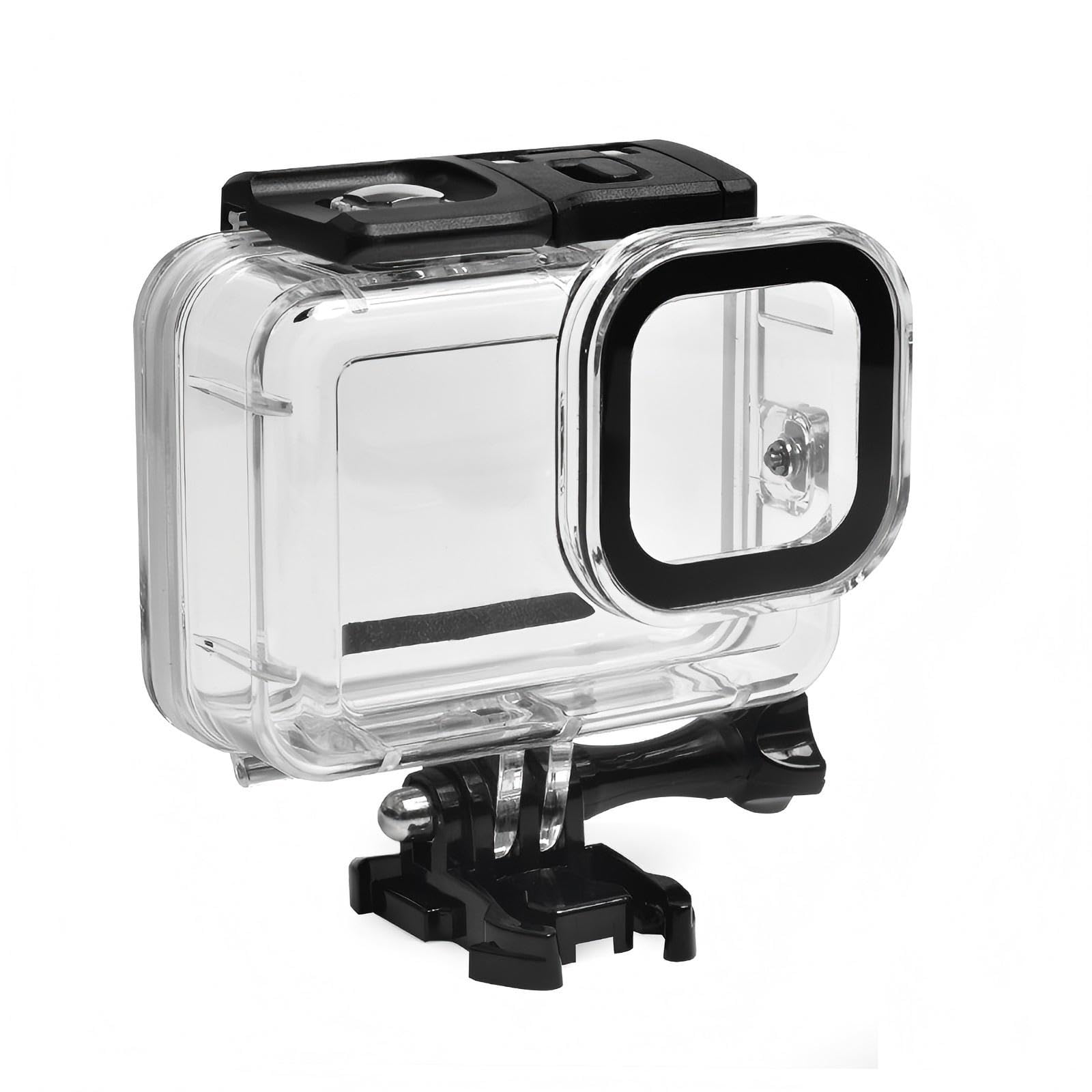 Waterproof Housing Case, Clear, 40m/130ft Depth Compatible with Hero 9-13, Transparent PU Material with Sealing Ring (YH-GOPRO-40)