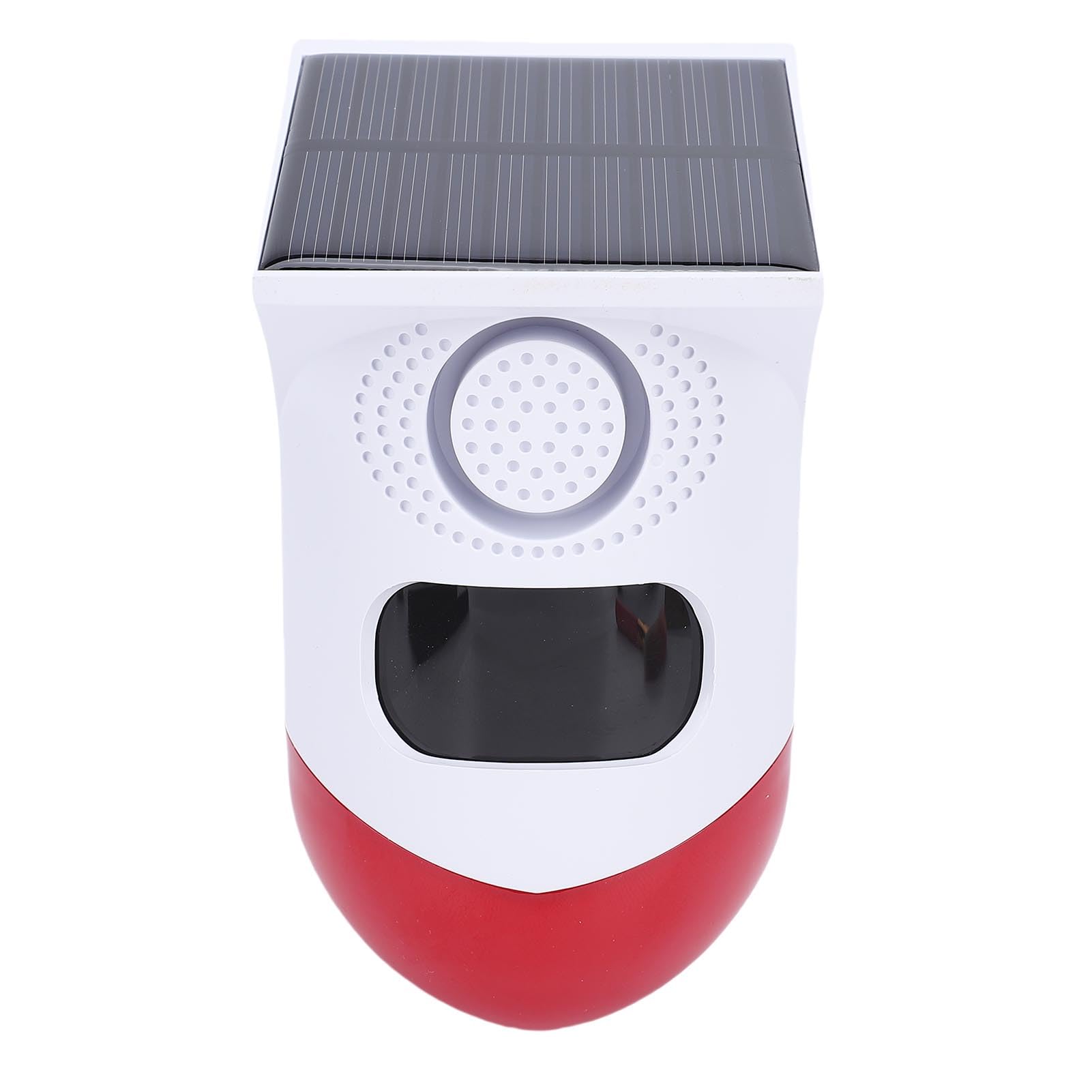 Zunate Alarma Estroboscópica Solar con Sensor de Movimiento, Sonido de 120 DB, Sirena de Seguridad Exterior Impermeable IP67 con Control de Teléfono Inteligente WiFi, Ideal para Granja, Jardín,