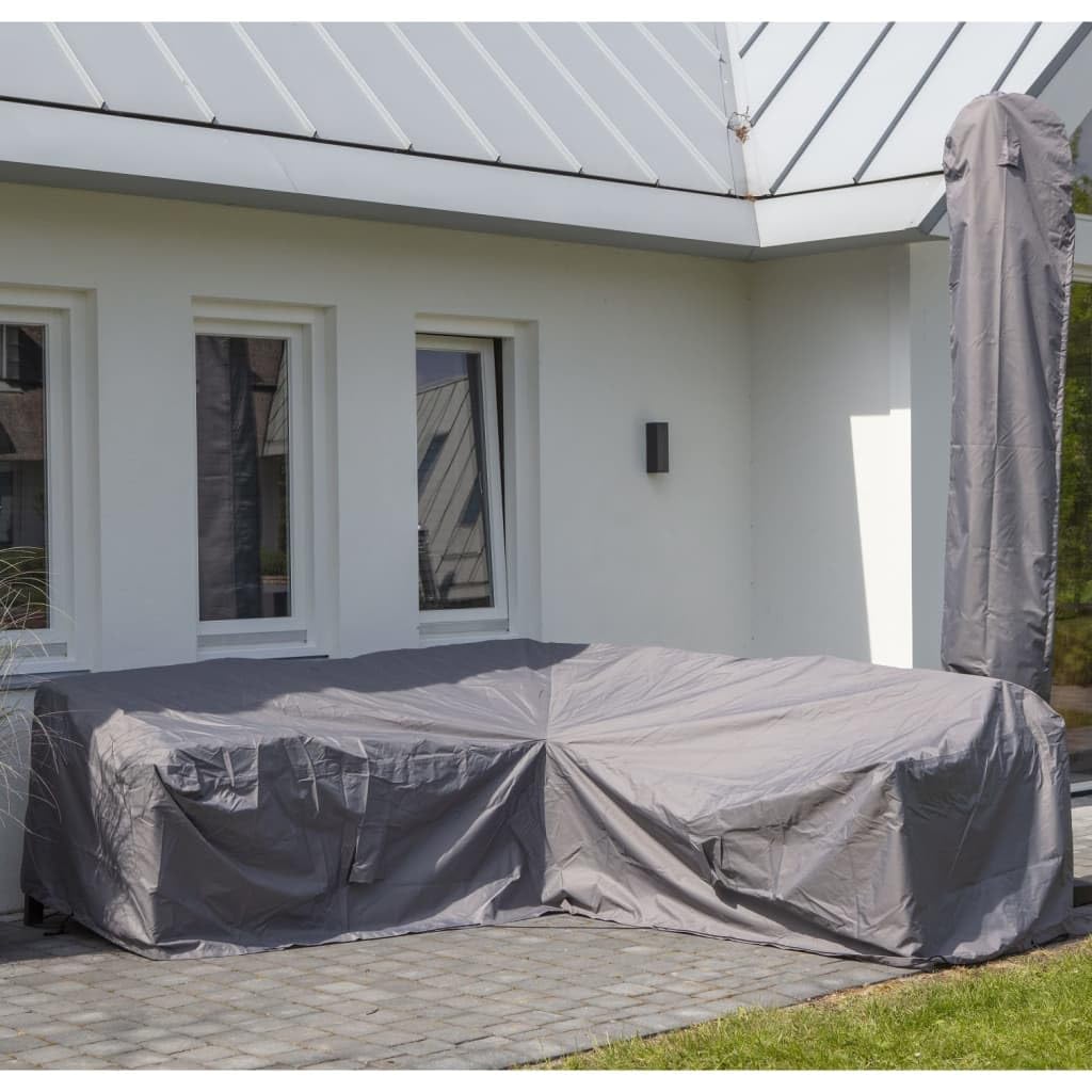Madison Gartenmöbel Lounge Abdeckung Schutzhülle Abdeckplane Abdeckhaube Schutzplane Garten Lounge 320x255x70 cm Rechts L-Form Grau Wasserdicht