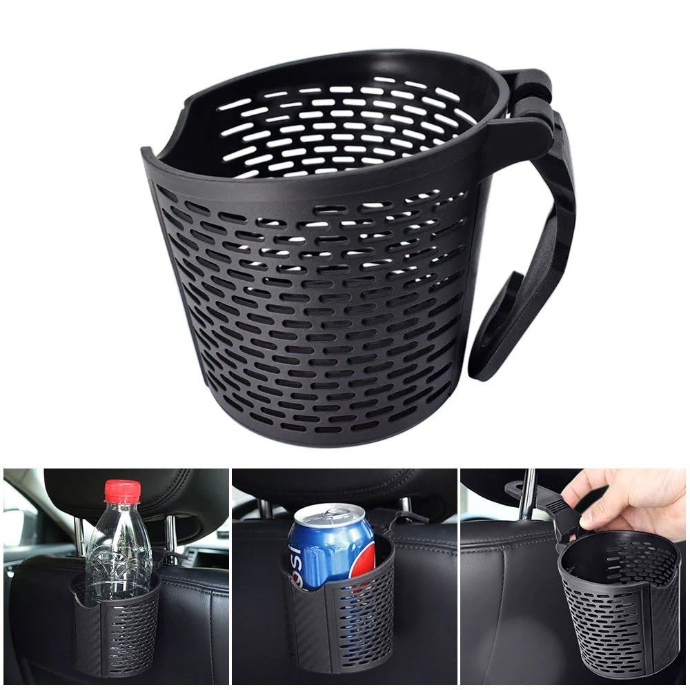 SOLDOUT Car Cup Holder Back Seat Head Rest Hook Hanging Mount Drink Container for Truck Auto Interior Water Bottle Storage Organizer
