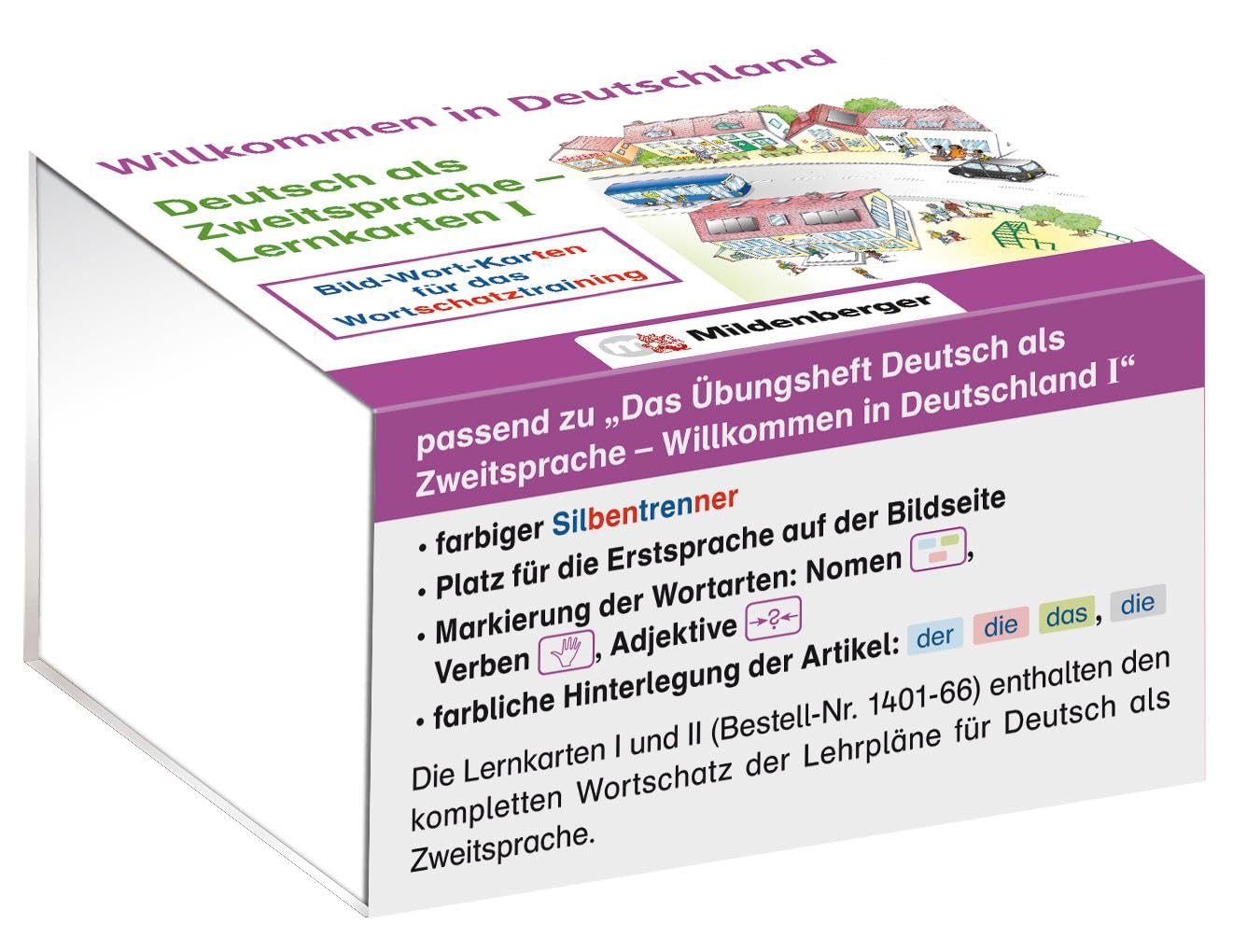 Willkommen in Deutschland - Deutsch als Zweitsprache - Lernkarten I: Bild-Wort-Karten für das Wortschatztraining