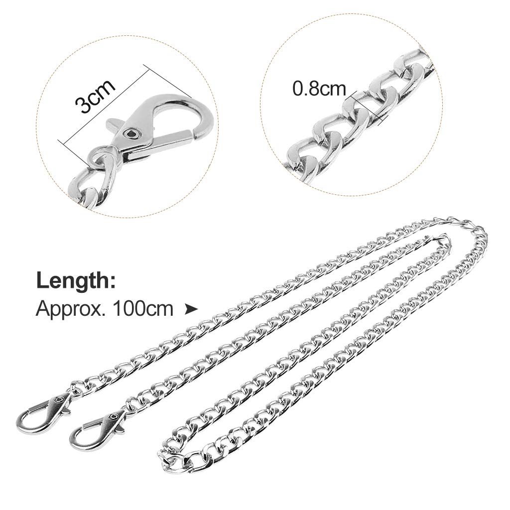 8 PCS Chaîne De Sac à Main Chaîne De Métal 120cm Chaîne De Remplacement