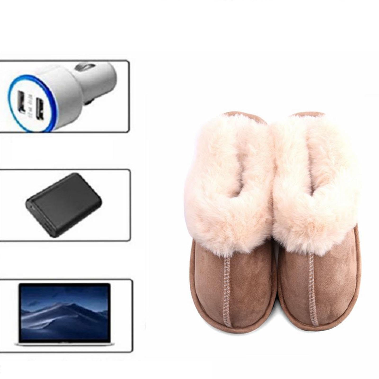 Electric Heating Heating Pad Heated House Shoes USB Heated