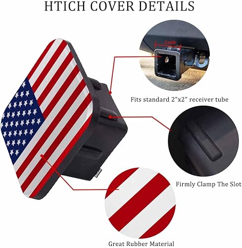 Miniatura 3 de Palms Ocean - Cubiertas de enganche para camiones, Paradise Beach Ocean Sea Palm Trees cubierta de enganche de remolque, tapa de tubo receptor de