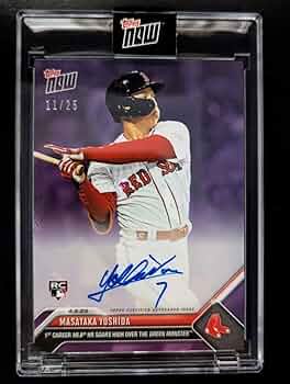 ボストン・レッドソックス　吉田正尚　EPOCH　直筆サインカード 61UVqycldrL._AC_UF350,