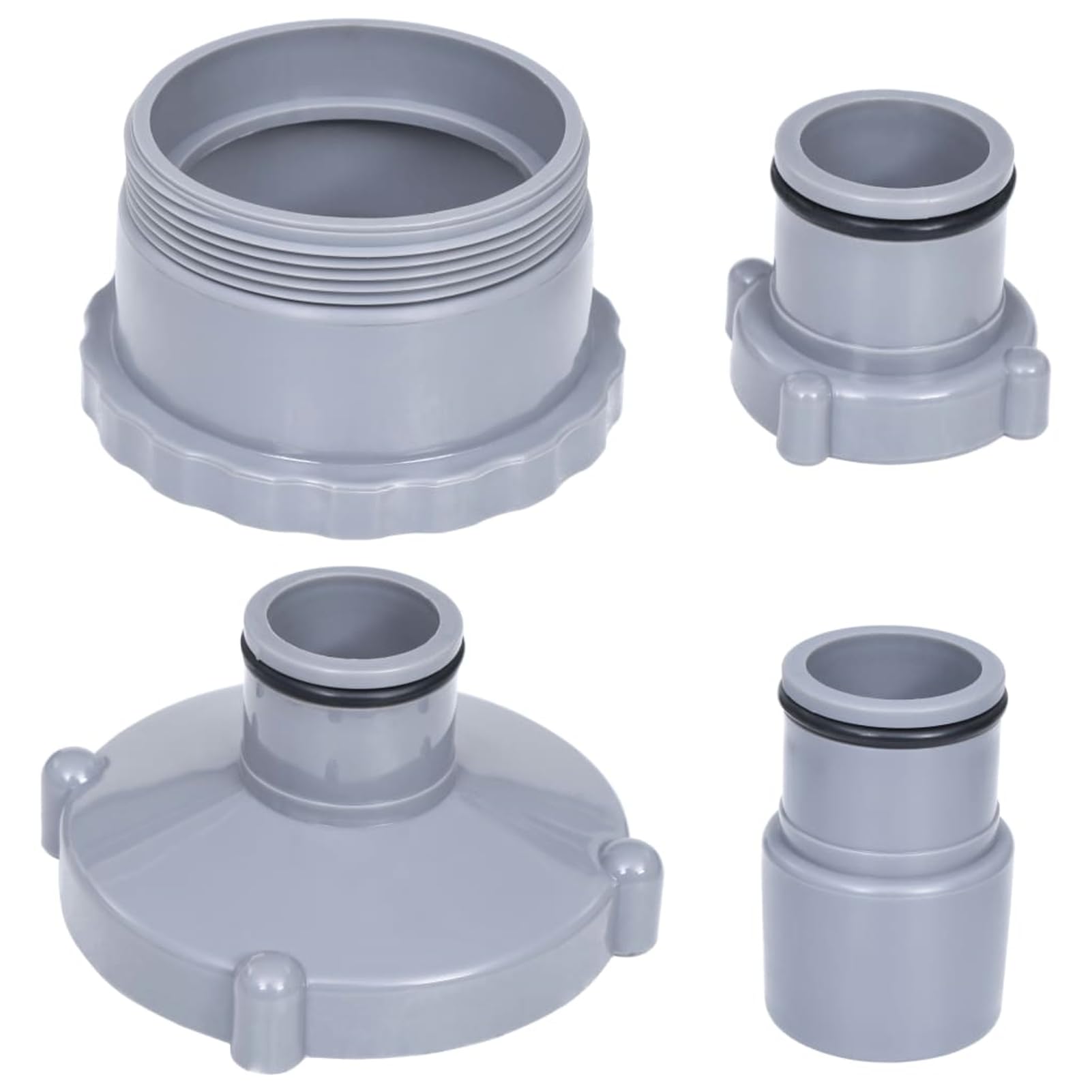 Aspiratore per Piscina Fuori Terra, Pulitore Idraulico con Tubo Flessibile 5 m e Connettori Multipli, per Piscine e Spa92411