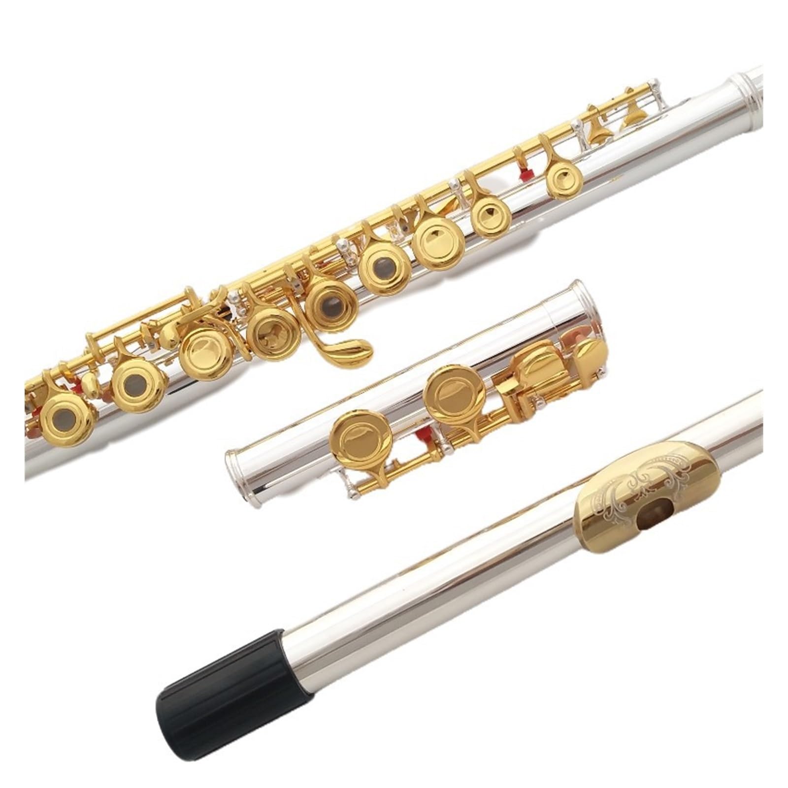 Strumento Flauto Traverso In Do Con Corpo In Argento 16 Strumenti A Fiato Apri E Chiudi Doppio Uso Prestazioni Professionali Flauto Standard