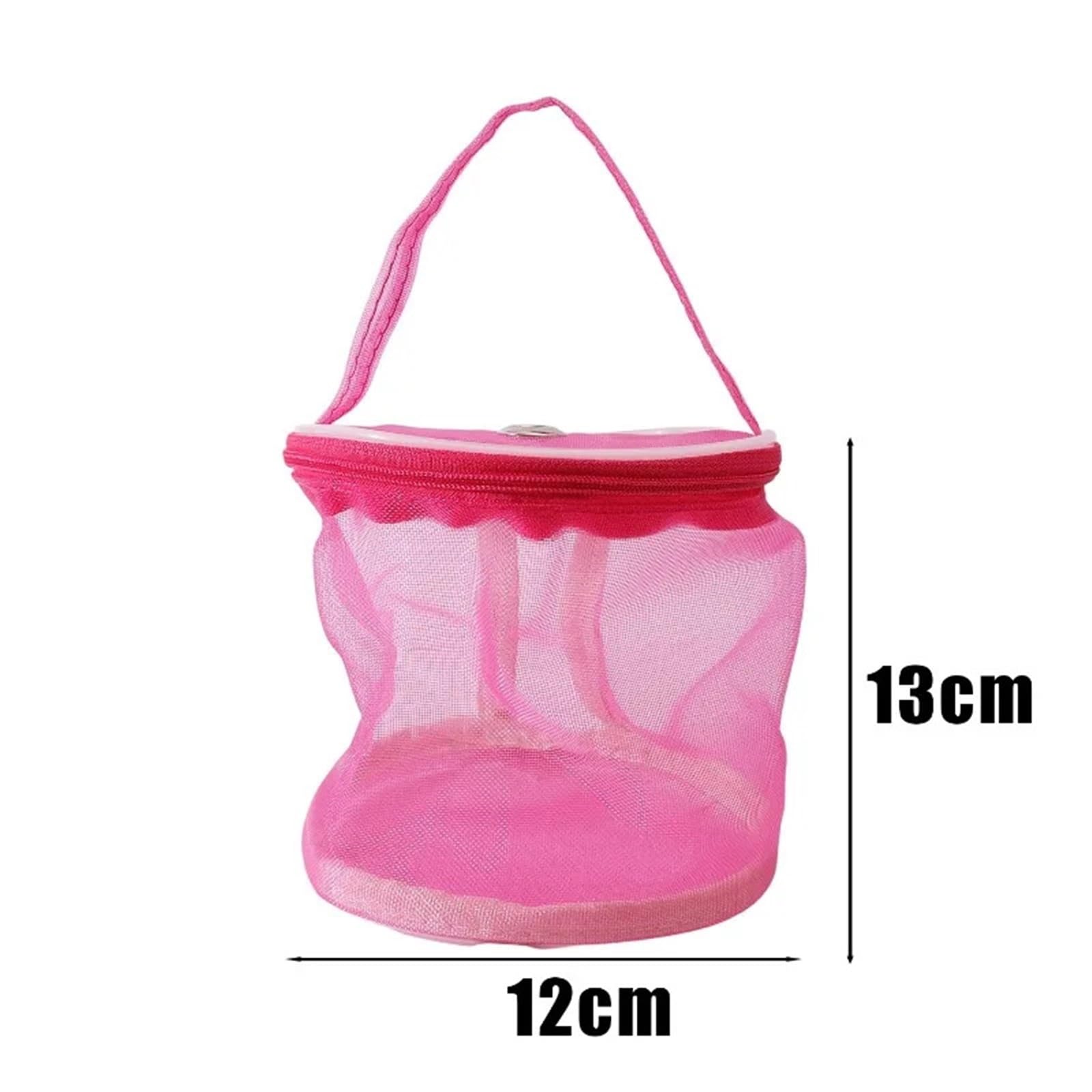 projekttasche für strickzeug 1/10PCS Portable Knitting Yarn Ball Storage Case Round Empty Mesh Bag Basket Crochet Sewing Accessories Container Home Organizer für Wolle und Strickzubehör(Green,10pcs)