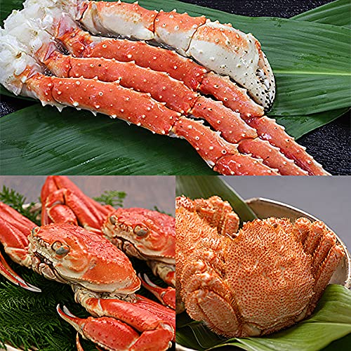 築地魚群 カニ三昧3種セット(タラバ1肩・ズワイ1杯・毛ガニ1杯)