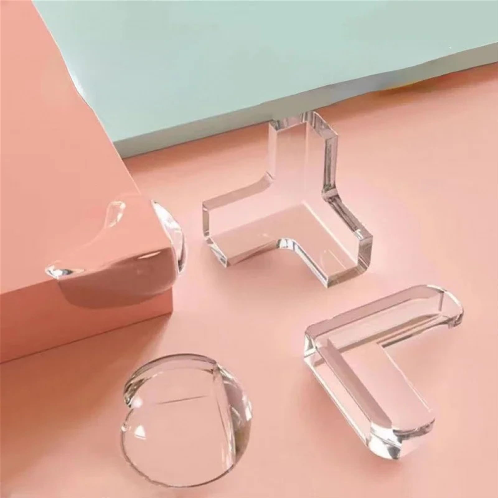 Protectores de Esquinas para mesas, Seguridad Infantil, 1/12 Unidades, Silicona, Funda Protectora para Escritorio Infantil, Protectores anticolisión Suaves.