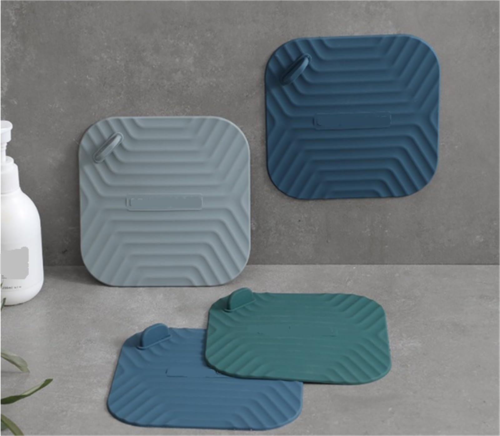 Cubierta de Drenaje Piso Silicona 5 Piezas: Sello Bloqueo olores for desagües baños e inodoros para Bañera,Ducha