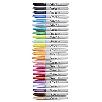 Sharpie Fine Assorted - 24 ct. : Amazon.ca: Office Products