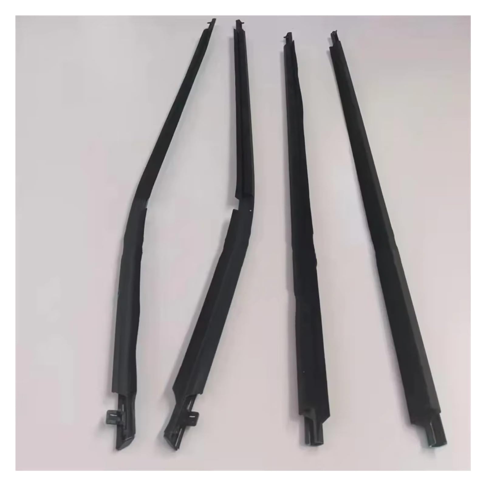 Iukmrt Black For Toyota For Corolla 2014-2019 Protector Weatherstrip Seal Glass Outer Laminate 4 Pieces Balck Or Chrome Window Rubber Outside Car Door Seal Protector(Black)