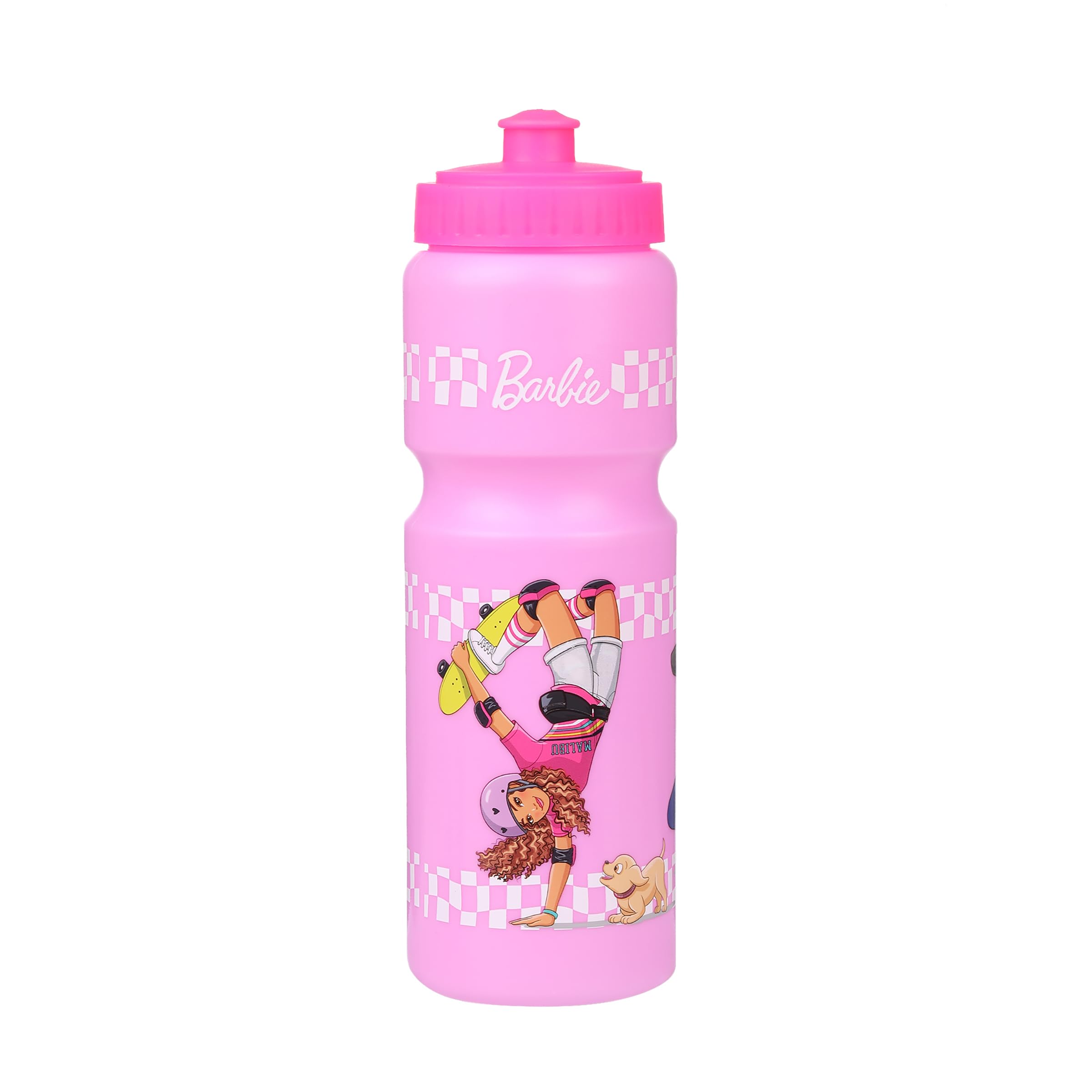 BARBIE BACK TO SCHOOL SQUEEZE WATER BOTTLE FOR KIDS WITH FUN DESIGN- 750ML/ BPA-FREE/LEAKPROOF/LIGHTWEIGHT