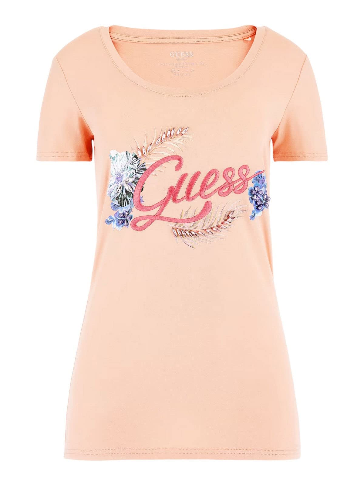 GUESSWomen's T-shirt Embellish Logo