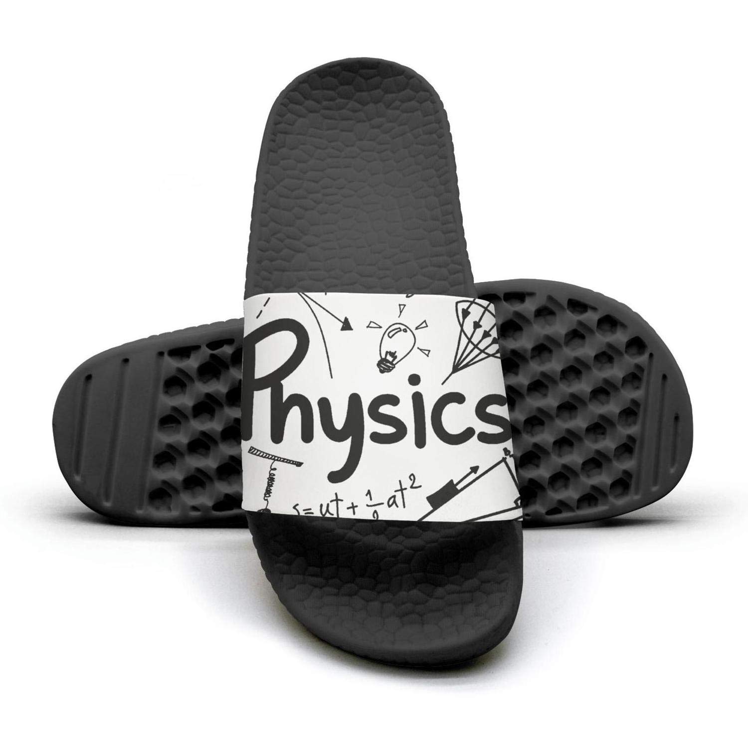 Maths and Physics Formulas Womens Outdoor Indoor Slides Performance Slipper Open Toe Sandals