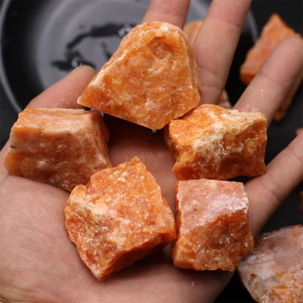 Piedra Solar Natural en Bruto, Cristal de Cuarzo, espécimen en Bruto Irregular, Piedra aromática, decoración Coleccionable, decoración Natural decoración hogareña(Size:50g)