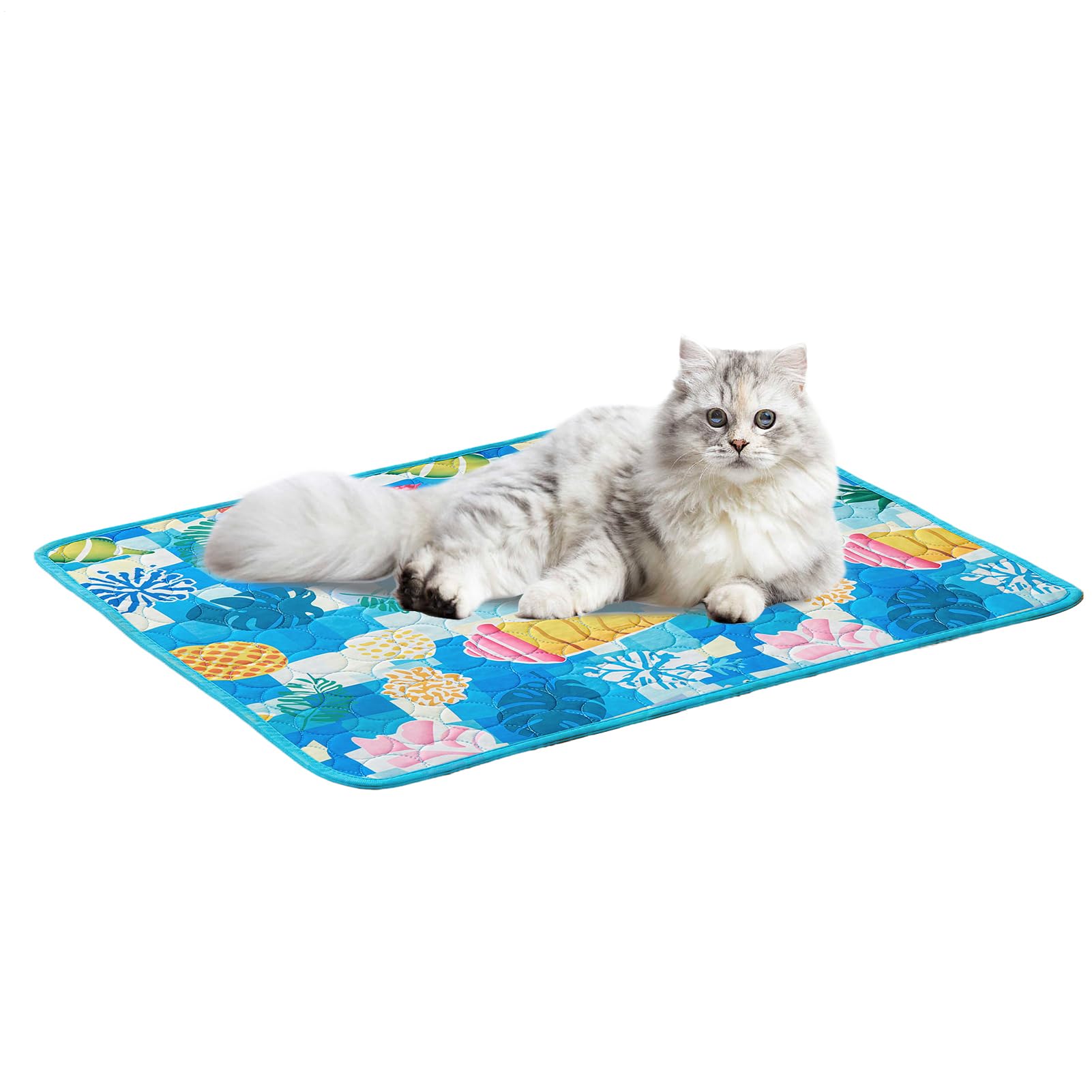 Dog Cooling Mat | Pet Cooling Pads | Non-Slip Wear-Resistant Ices Mat Pet Supplies for Bed Kennel Sofa Outside Indoor Use
