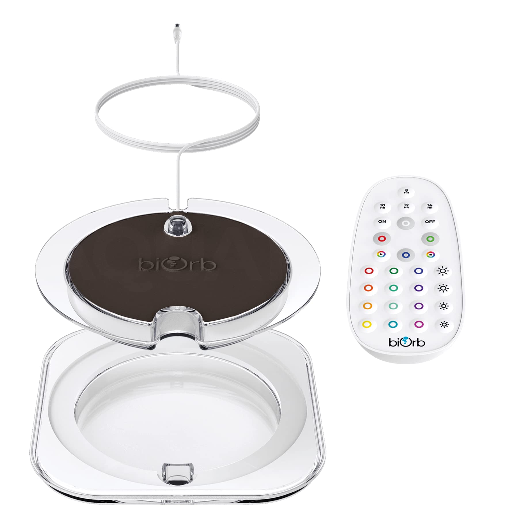 biOrb MCR Light Large Noir DC : éclairage LED 16 couleurs télécommandé
