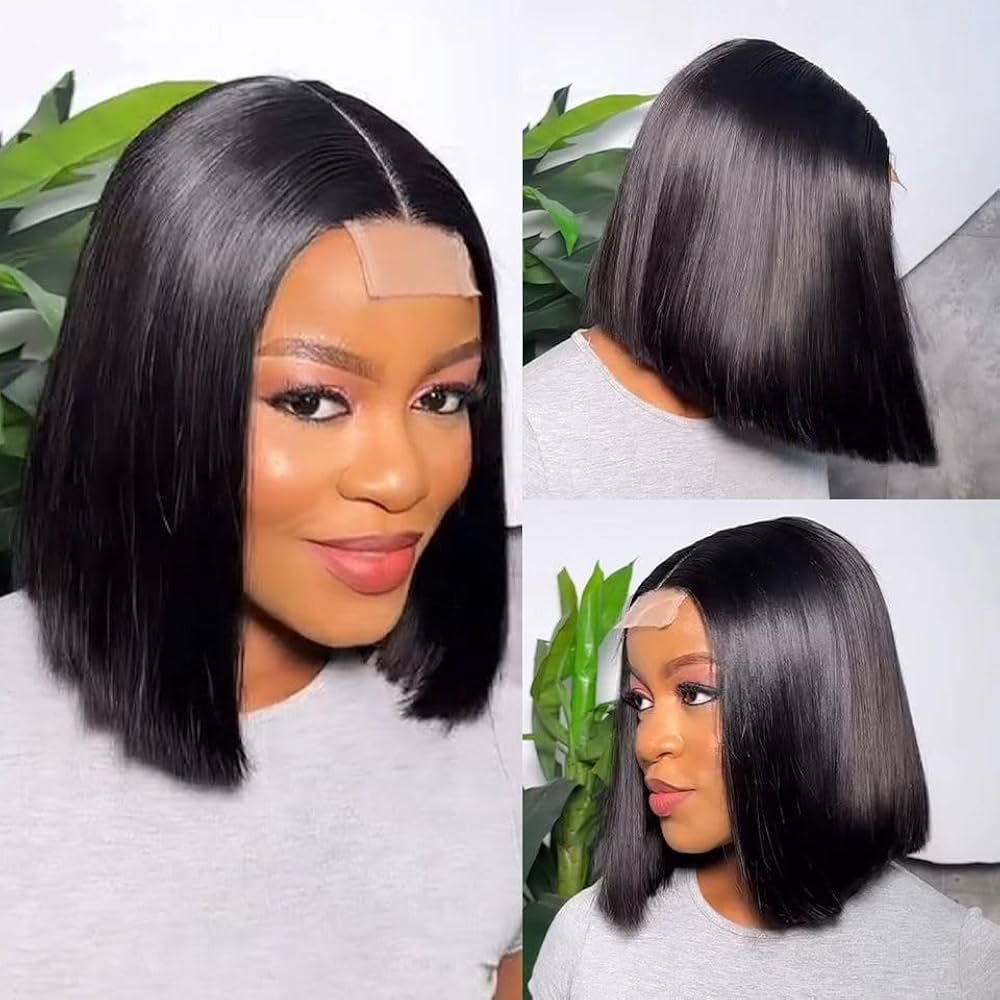Amazon.com : YOKADA HAIR HD 2x6 Lace Closure Wig Wear & Go