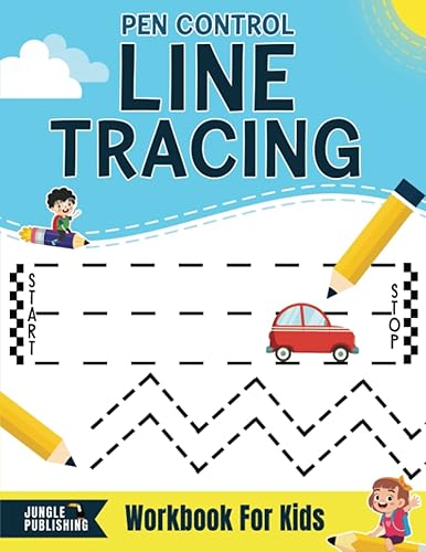 Pen Control Line Tracing Workbook for Kids: Pencil Control Preschool Activity Book | Pre-K and Kindergarten Pre Handwriting Practice Book | Lines, Shapes and Patterns for Toddlers and Preschoolers