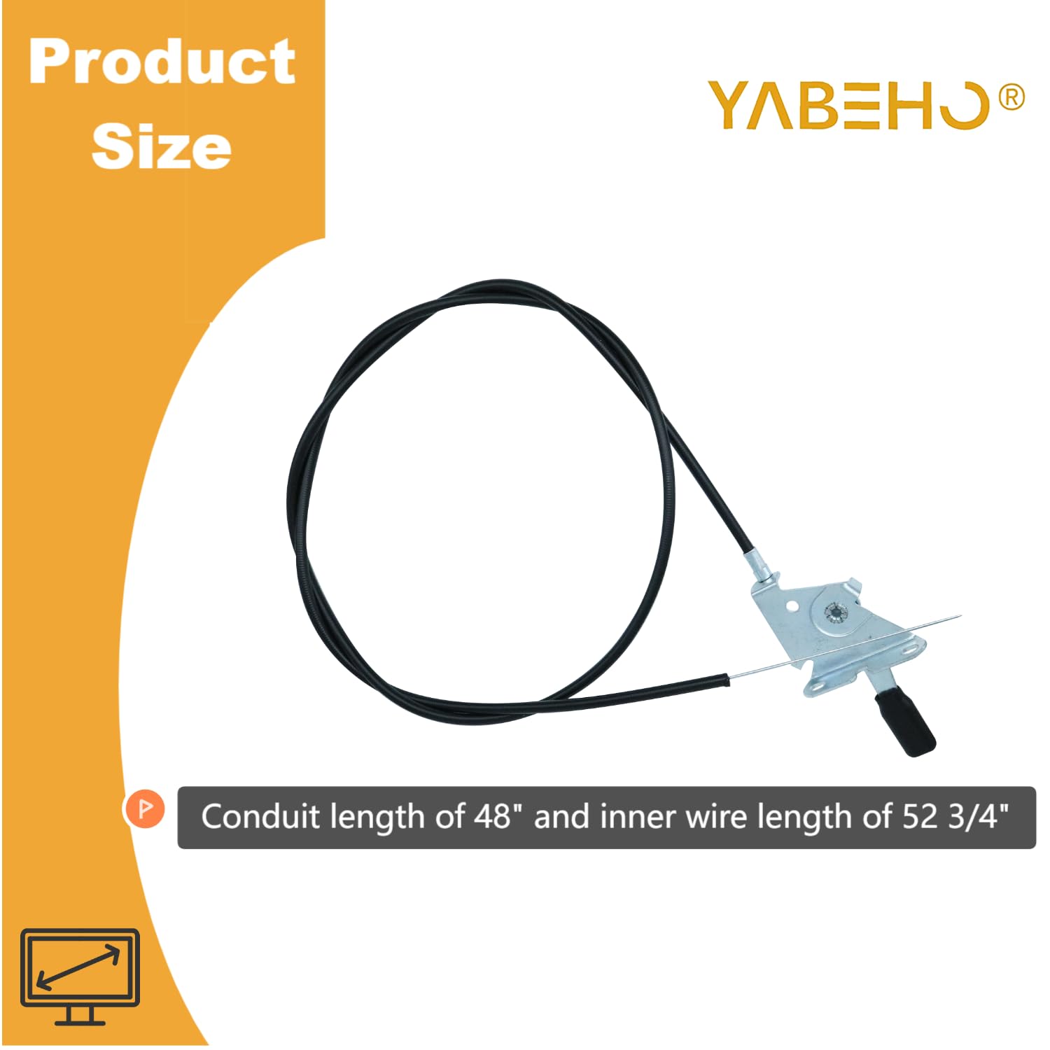 Replacement for S-tens 290-163 Throttle Control Cable,48