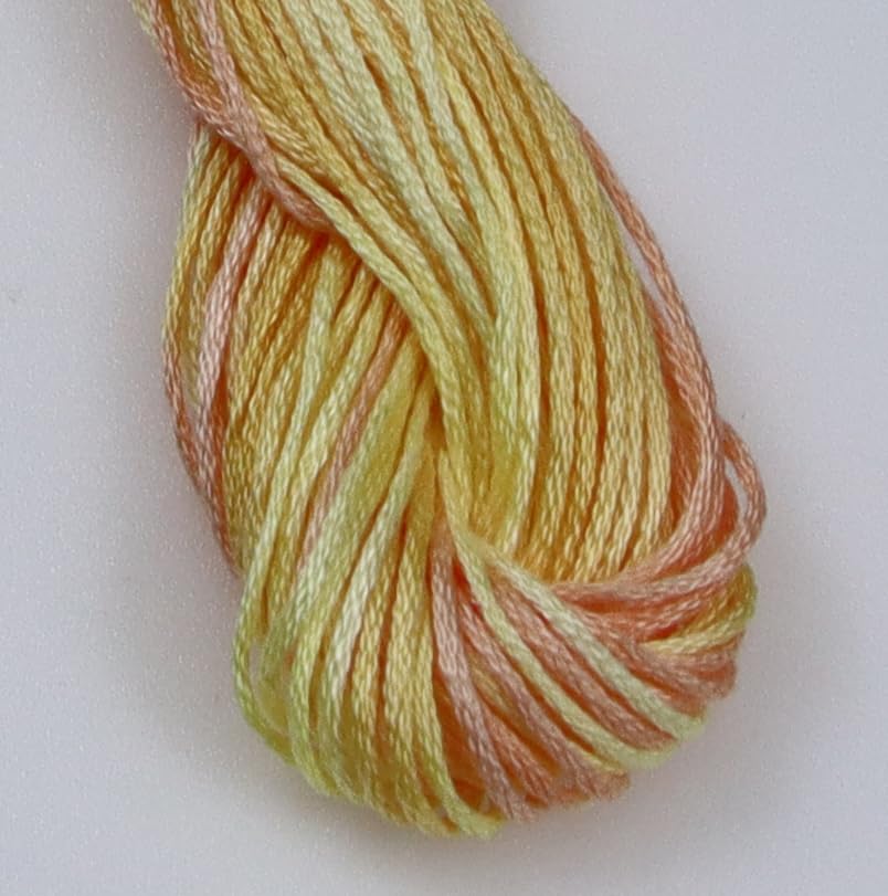 Image of KCS Big skeins of 25 Meters Size 25 Color Variegated Cross Stitch Stranded Threads,6 skeins,4090