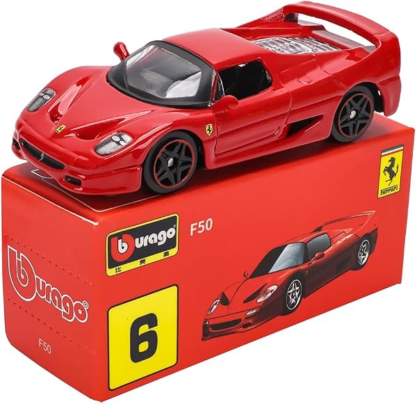 Bburago 1:64 Scale Ferrari Series Model Collection Race Diecast Metal Model Car (F12 TDE) - 2
