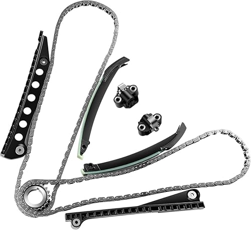 SCITOO Kit de cadena de distribución automotriz Piezas de sincronización de repuesto para Ford EXPEDITION 2005-2008 5.4L 330CID V8 SOHC 9-0391SB