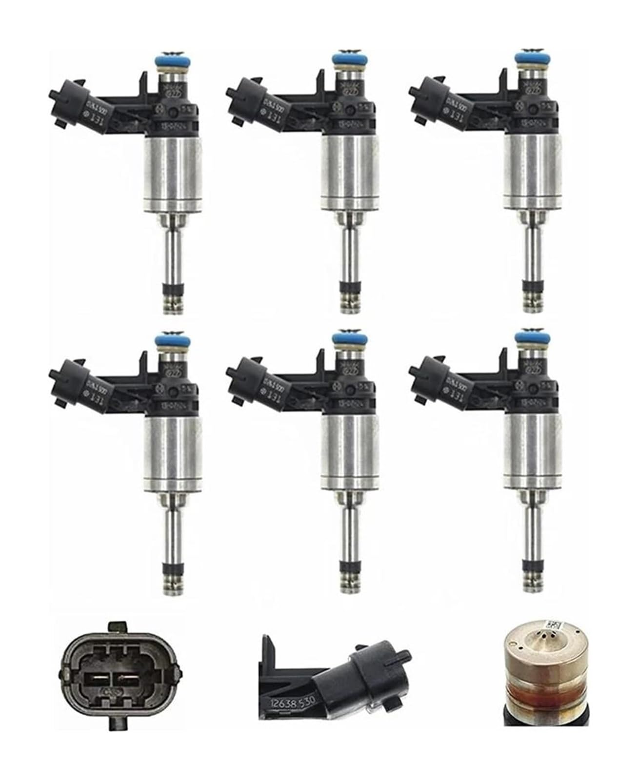Kkiudvc One Color Car Fuel Injector For Buick For Enclave For Traverse For Gmc For Acadia 3.6L 2012-2017 12663380 Supply 6Pcs Fuel Injector 0261500303