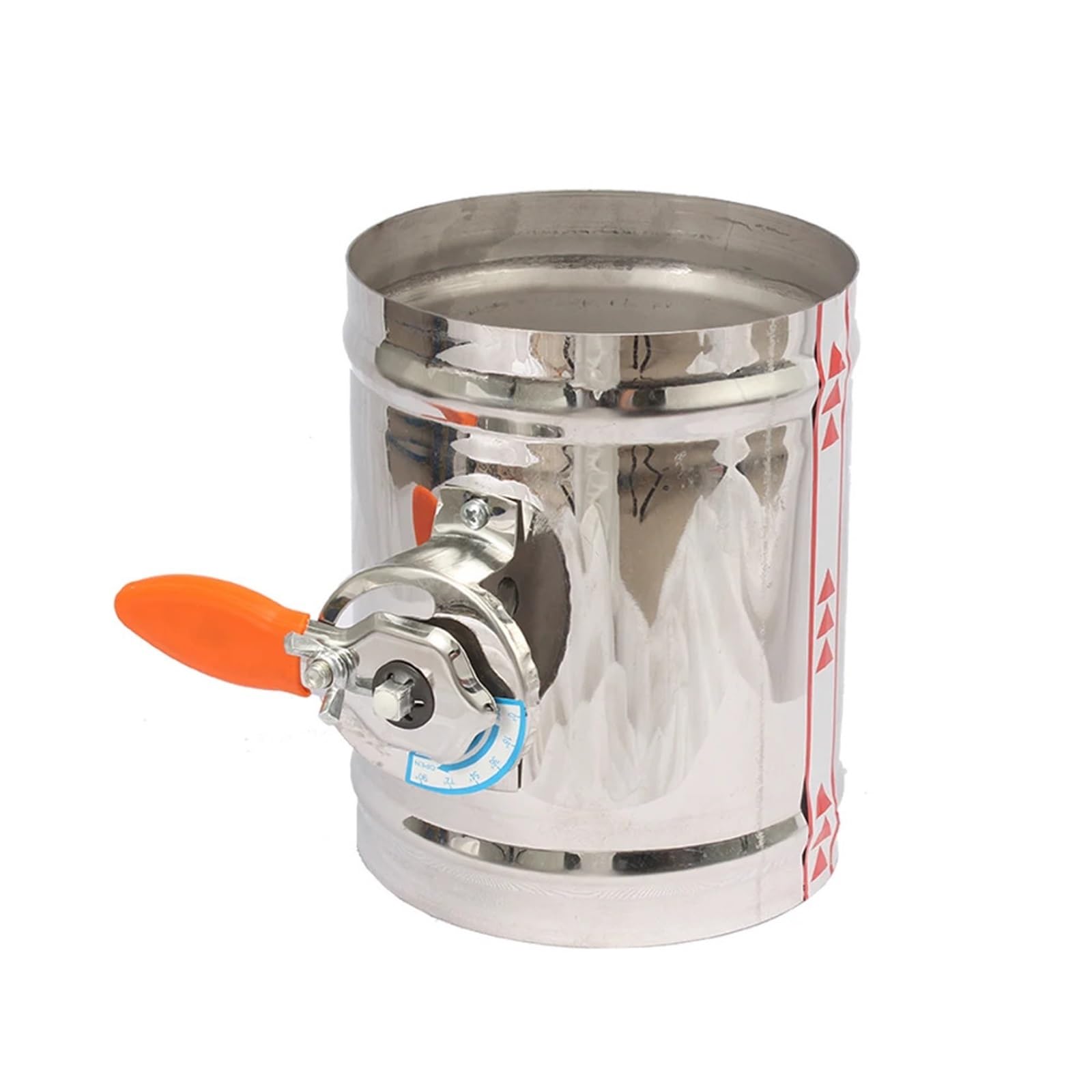 Clapet anti-retour de réglage du débit d'air 150mm pour tuyau de ventilation