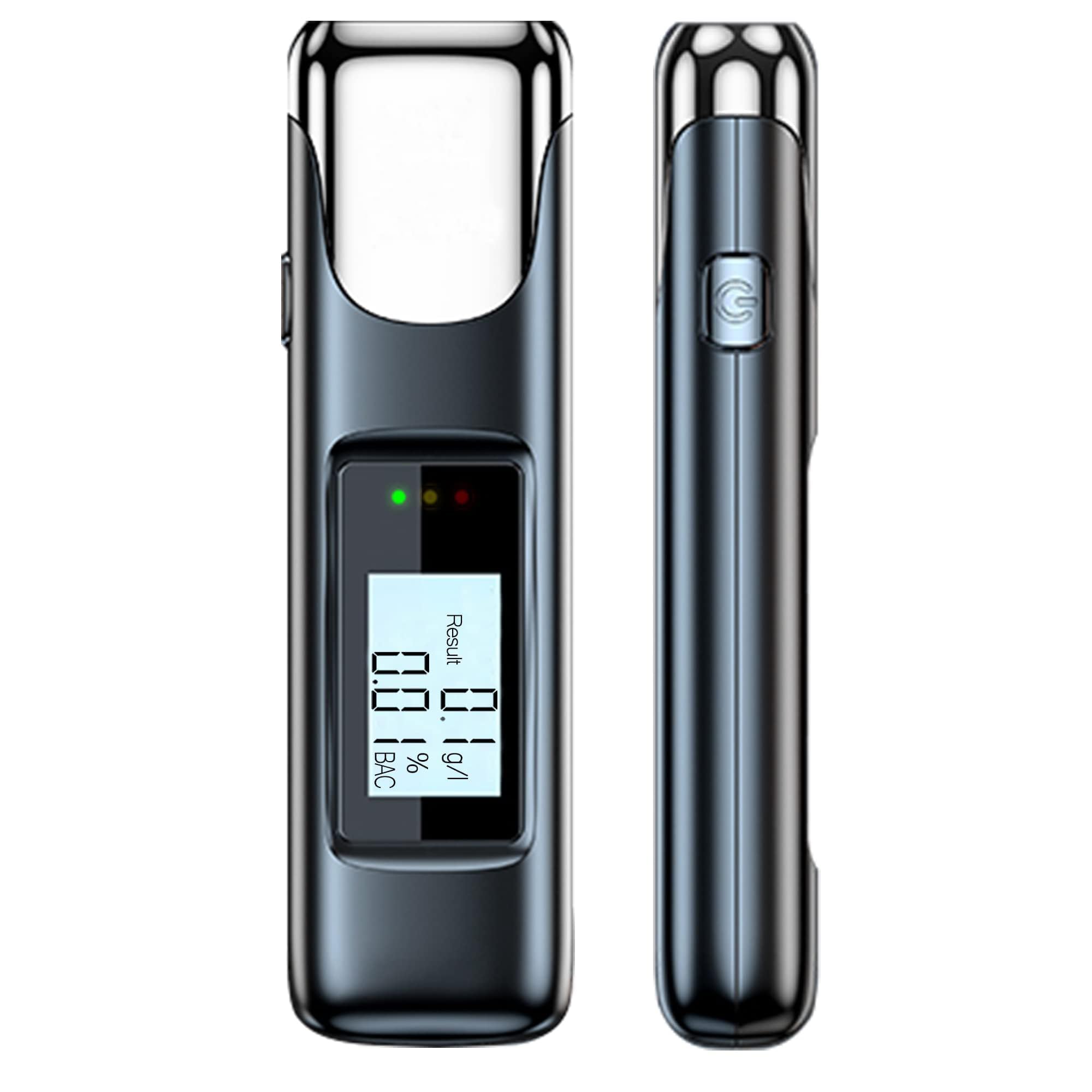 NALACAL Non-Contact Breathalyzer, Professional-Grade Accuracy, USB Rechargeable, Portable Contactless Breath Alcohol Tester with LCD Digital Display for Home Party Personal & Professional Use