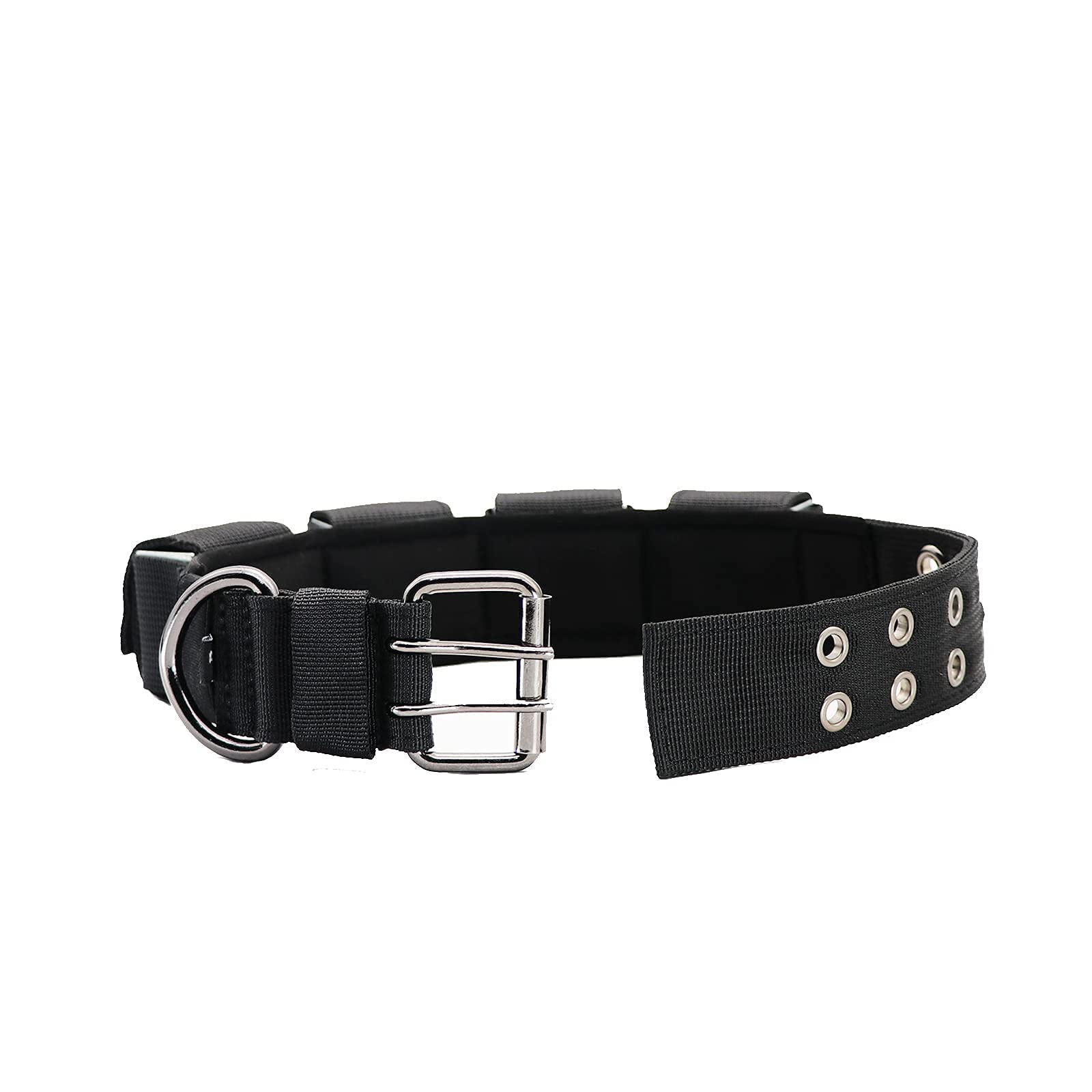 Hoge kwaliteit ronde gevlochten leren hondenhalsband Dark Moss (donkergroen) - van William Walker
