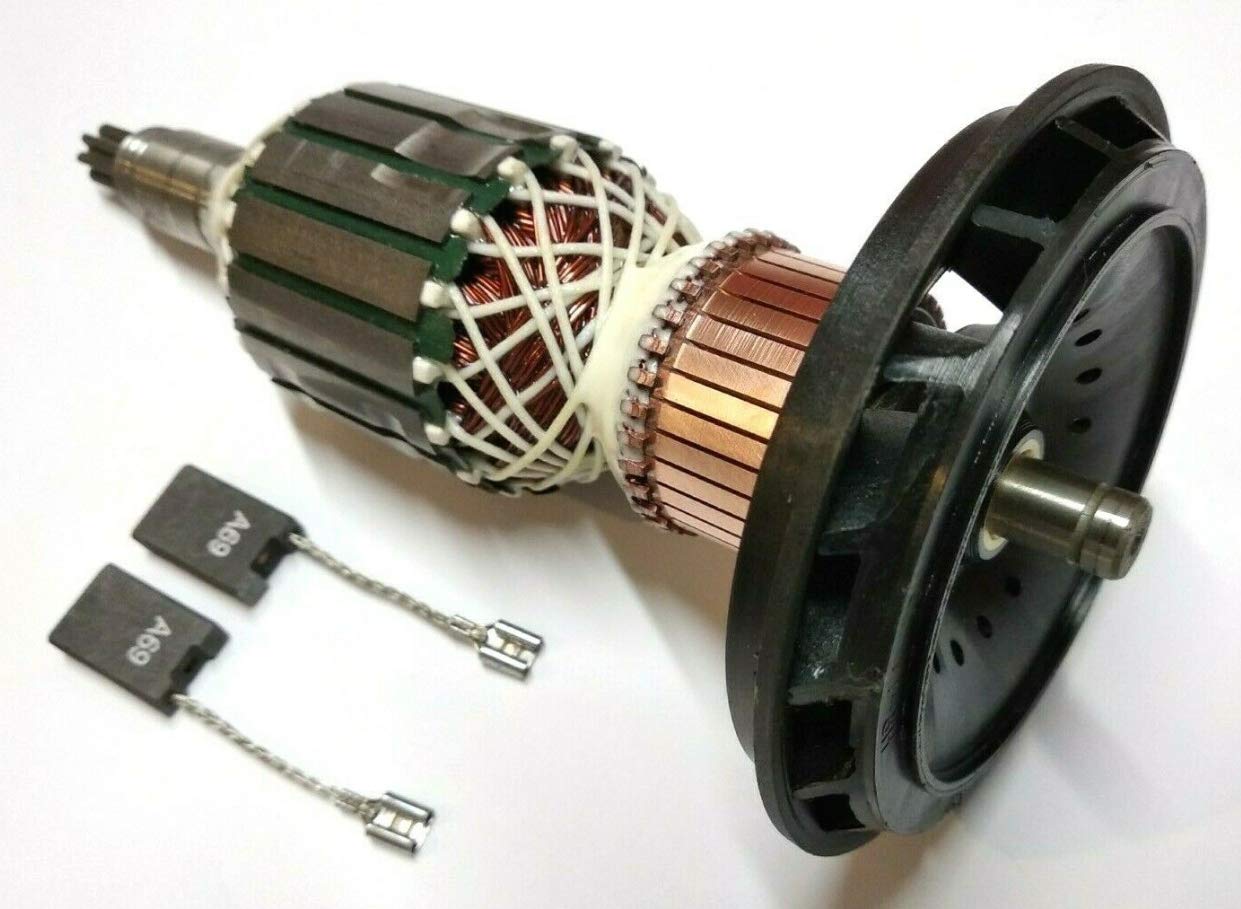 Rotore di ancoraggio del motore + ingranaggio eccentrico, per Bosch GSH 11 E, Berner BCDH-11, WÜRTH MH 10-SE