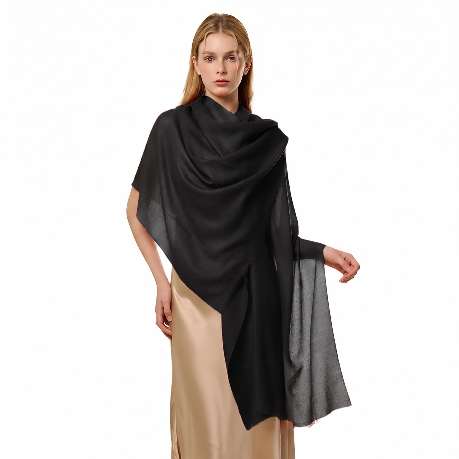 Luxury 100% Cashmere Wrap Featherlight