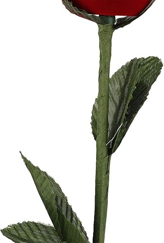 Miniatura 4 de Niiyen Red Rose Rings Box Fashion Rose Flower Shape Wedding Rings Storage Box Necklace Earrings Personalized Innovative Packaging Box