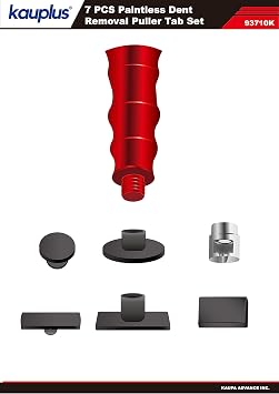 7PCS Slide Hammer Dent Puller & Tab Kits Set، Auto Body Dent Removal Cold Glue Tab Kits