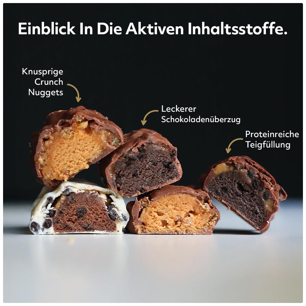 Protein Works | Big Little Protein Riegel, 20er Pack, Schoko-Haselnuss | Proteinreich, Zuckerarm, Ballaststoffreich, Gentechnikfrei, proteinreicher Snack