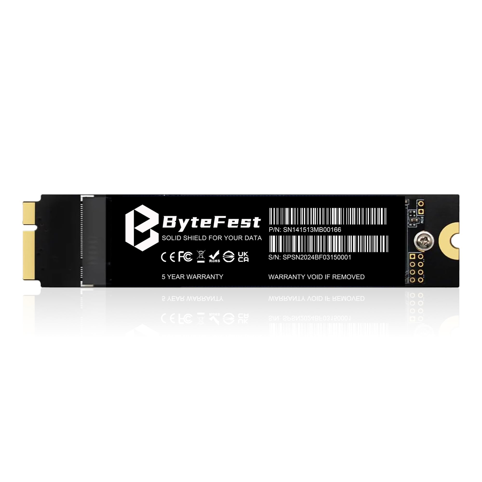 SSD 256GB para Mac, Disco Duro SSD Interno para Apple MacBook Air 2012 A1465 (EMC 2558) A1466 (EMC 2559) (MACOS PRE-Instalado)