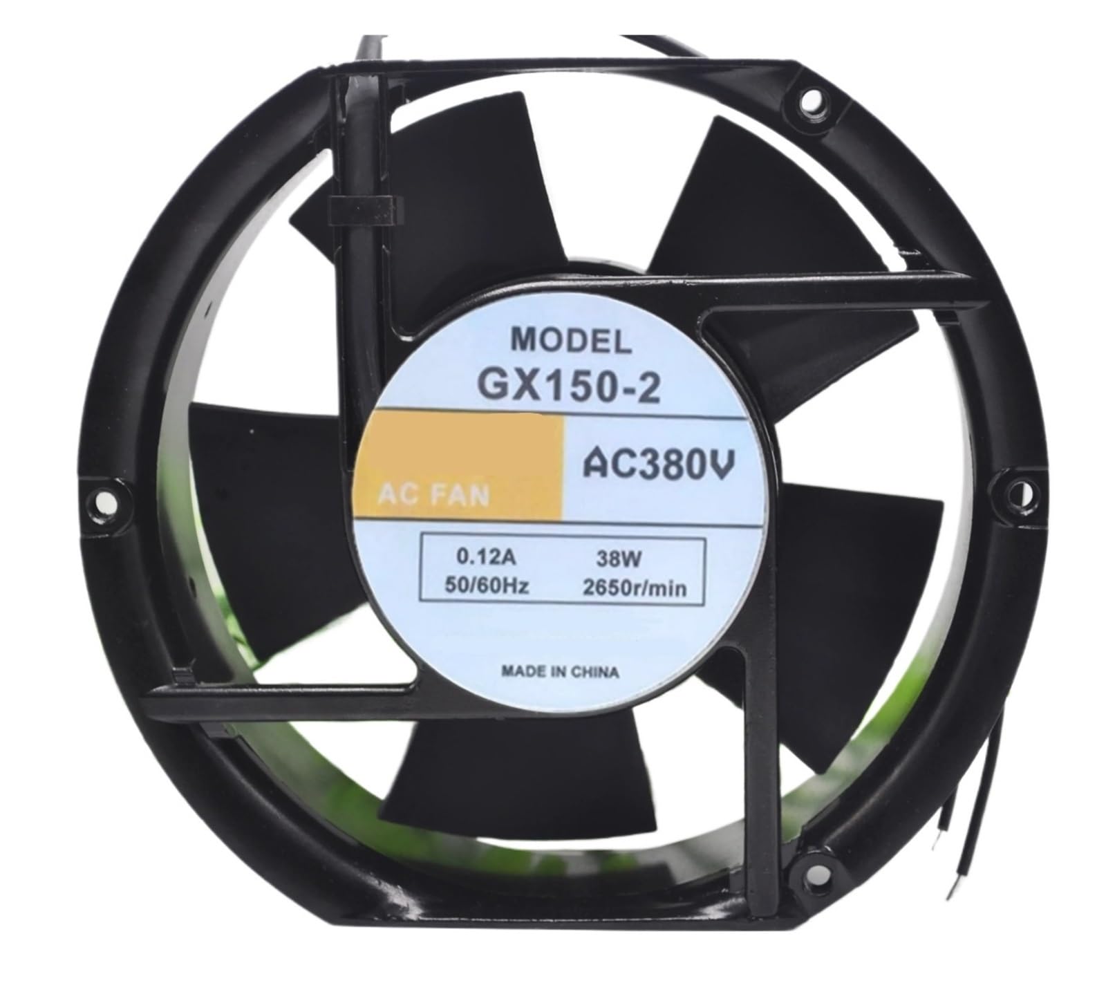LZIKKGKI Cooling Fan GX150-2 AC 380V 0.12A 38W 17cm 17251 172x150x51mm 2-Wire