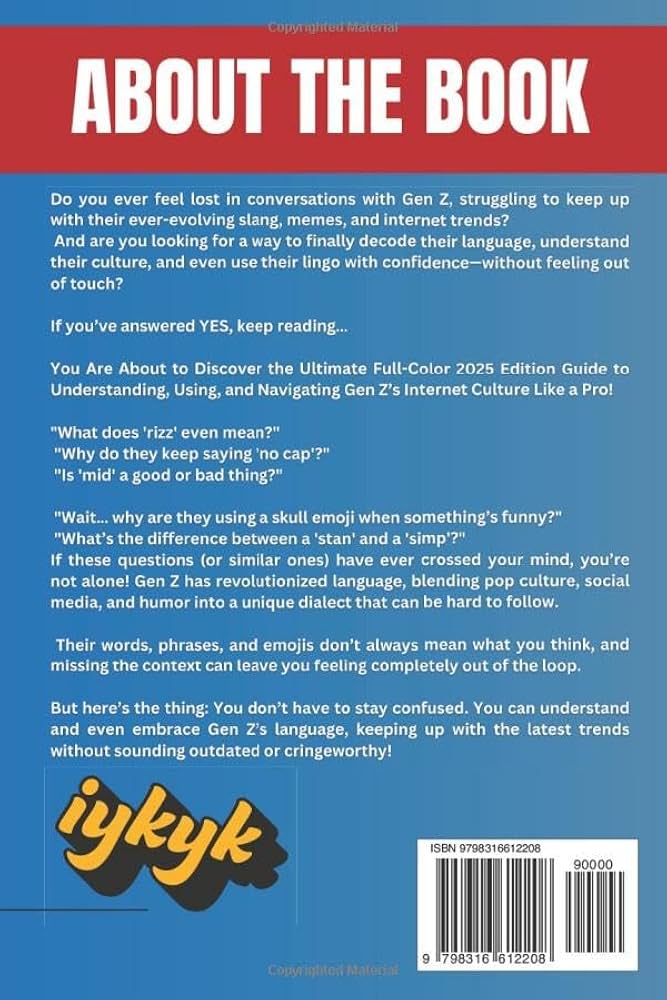 Amazon.com: Gen Z Dictionary 2025 (FULL-COLOR): The Ultimate