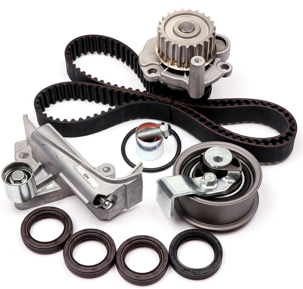 ASAPE TCKWP306A Timing Belt Kit with Water Pump Fit for 2001-2006 for Audi A4 1.8L 2001-2005 for Audi A4 Quattro 1.8L