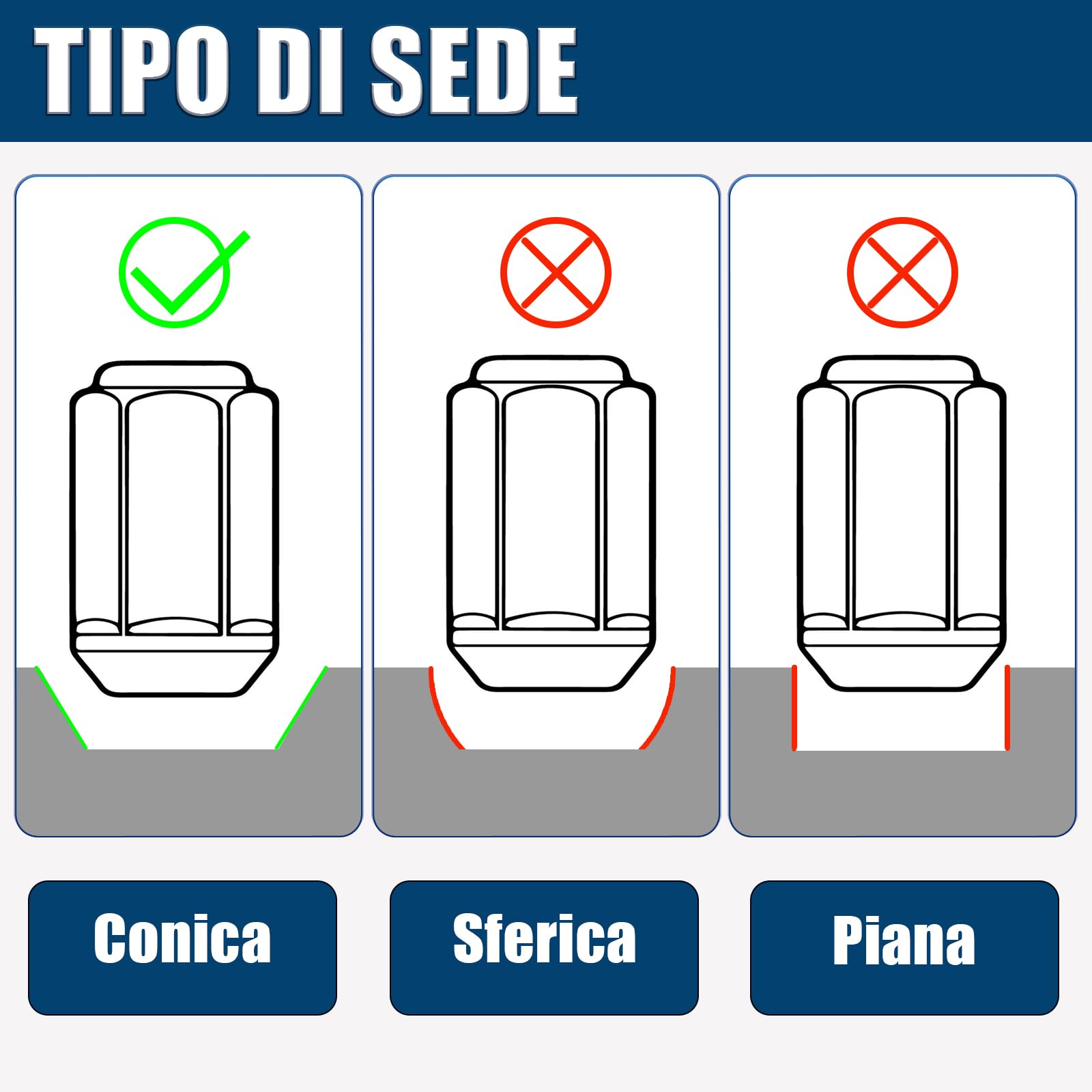 GAsuppply 20x Dadi Ruota I OEM Originali FO Cerchi I M12 x 1,5 x 35 I Cono D=22mm