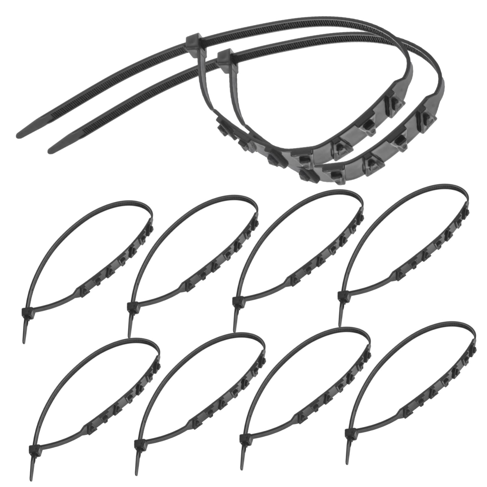 Alipis 10pcs Anti-slip Snow Chain for Tire Snow Traction for Vehicles Motorcycle Tire Chains