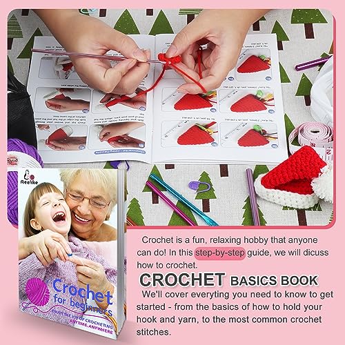 Image of Aeelike Crochet Starter Kit with Everything, White