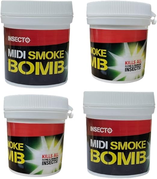 SISI UK Insecto Smoke Bombs Fumer Smoke Bomb Fogger Pest Repeller Flea