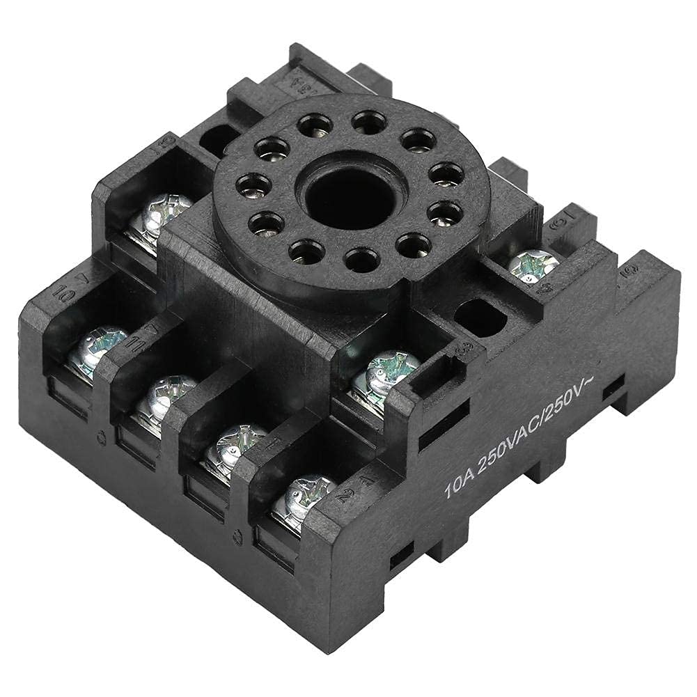 PF113A Base per relè di alimentazione apparecchi di distribuzione e controllo dell'energia relè con presa a 11 pin Base per relè di potenza per JQX-10F JTX-2C Relè a tempo