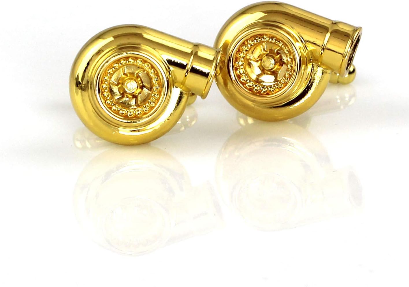 maycom Turbo Cufflinks Sports Car Auto Part Model Turbocharger Cufflink Turbine Cuff Link Fashion Men's Shirt Accessories