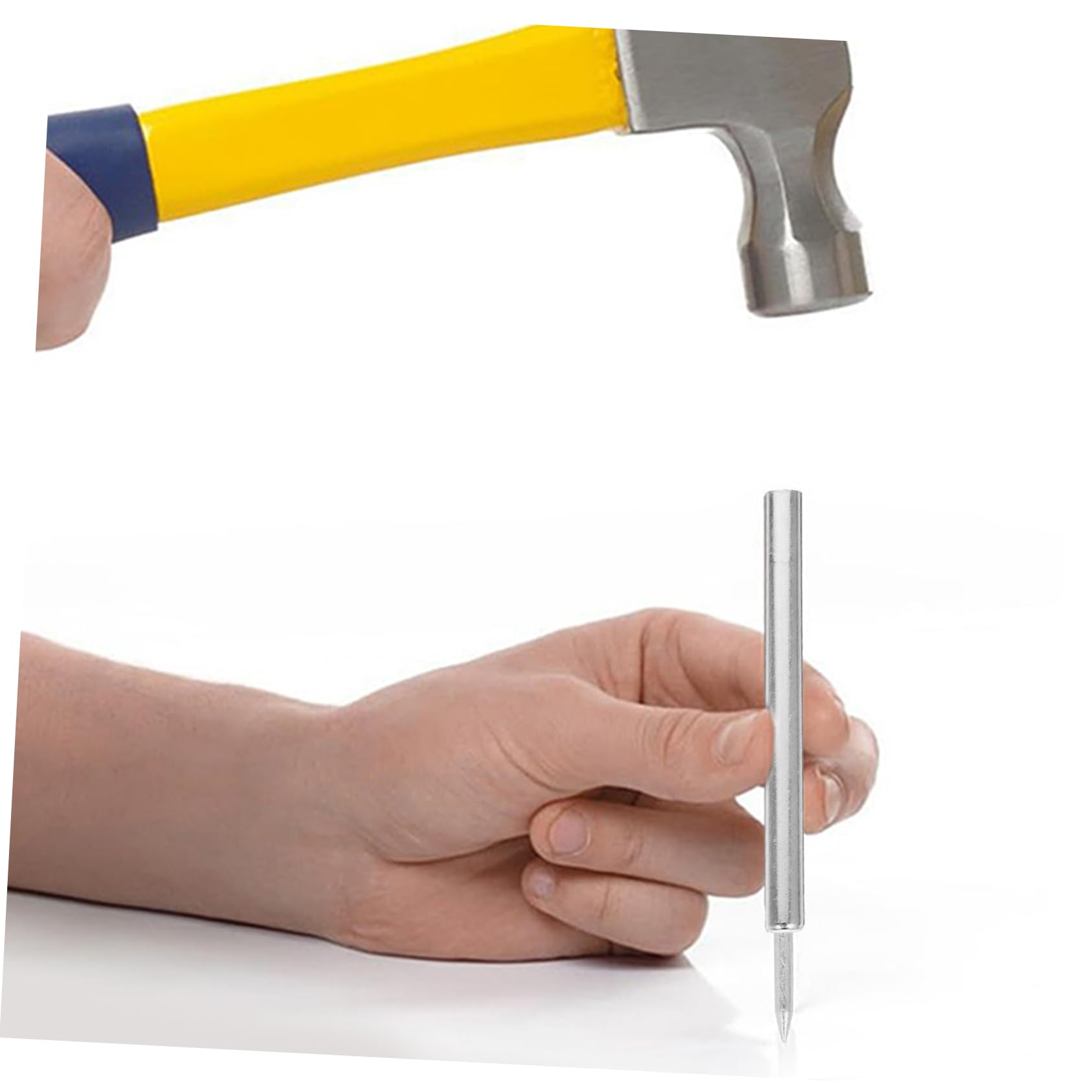 ARTIBETTER 200pcs Skirting Line Traceless Nails Edge Sealing Holeless Double-Headed Sharp Sheep Horn Nails