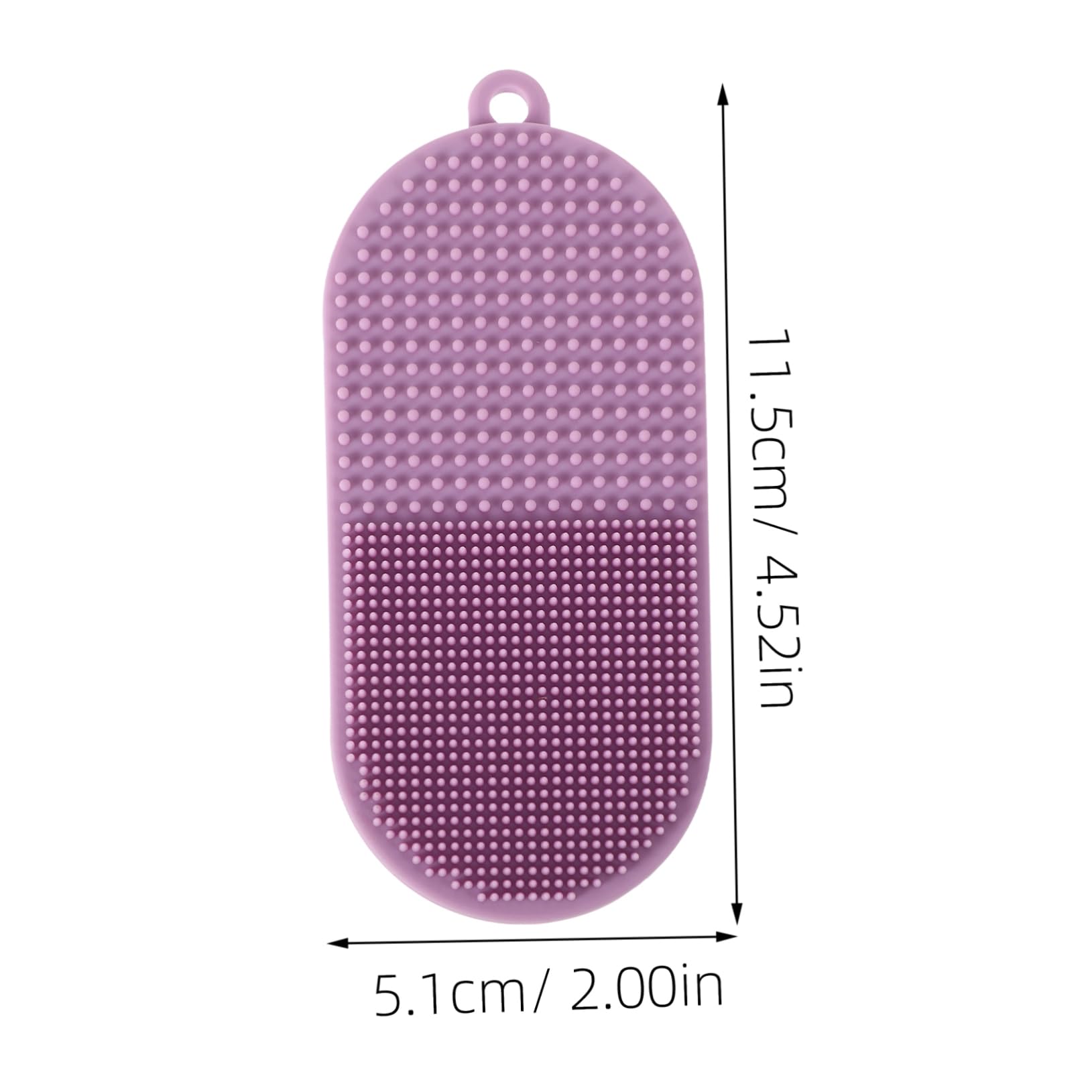 FOMIYES Facial Cleansing Brush Thumb Face Scrubber Silicone Skin Exfoliator Tool Gentle Face Washer Scrubber Deep Clean Brush